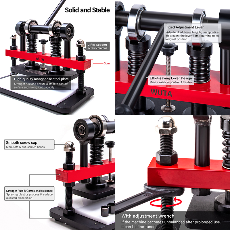 WUTA Manual Leather Die Cuttin - Leatherwork Machine review and price