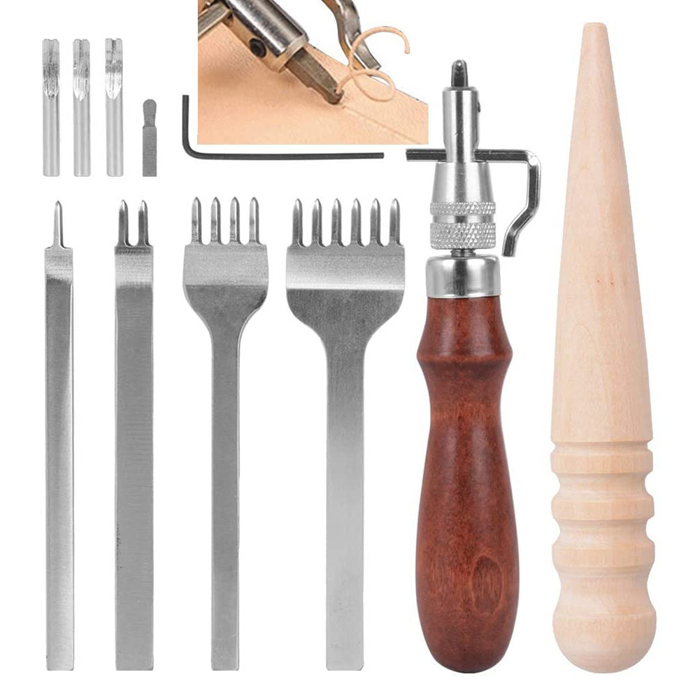 7 In 1 Adjustable Leathercraft - Groover Stitching Tool review and price