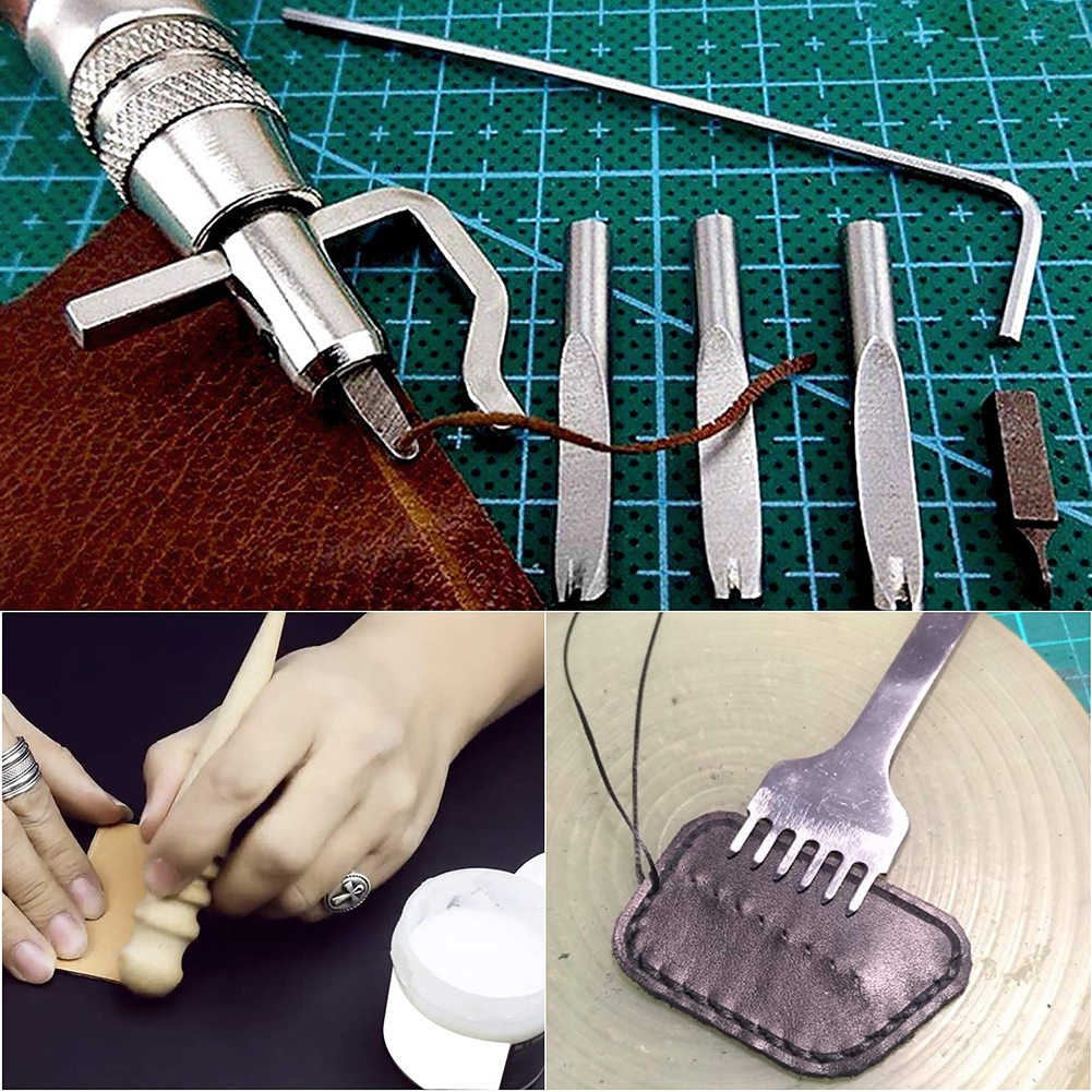 7 In 1 Adjustable Leathercraft - Groover Stitching Tool review and price