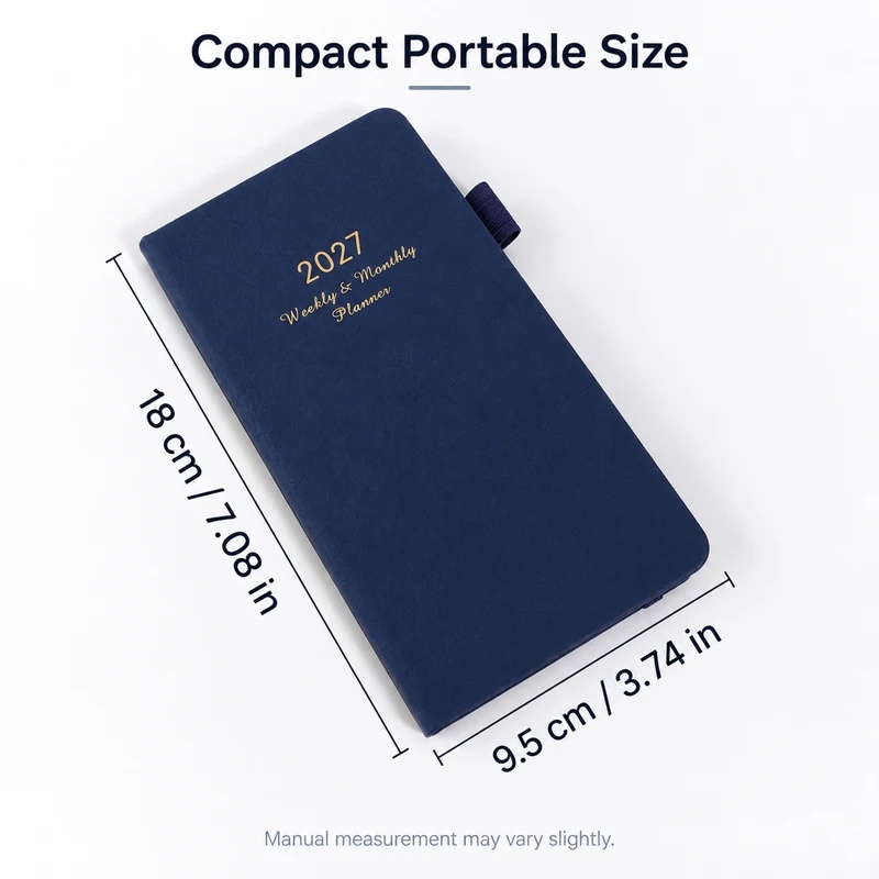 2027 Weekly & Monthly Planner, - Leather Work Diary Covers review and price