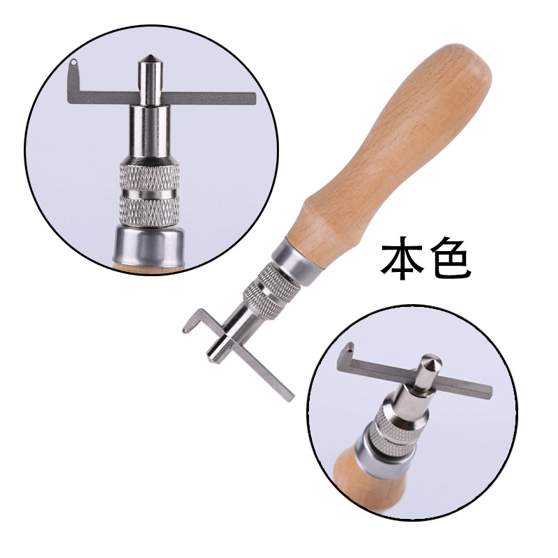 Adjustable Leather Edge Stitch - Groover Stitching Tool review and price