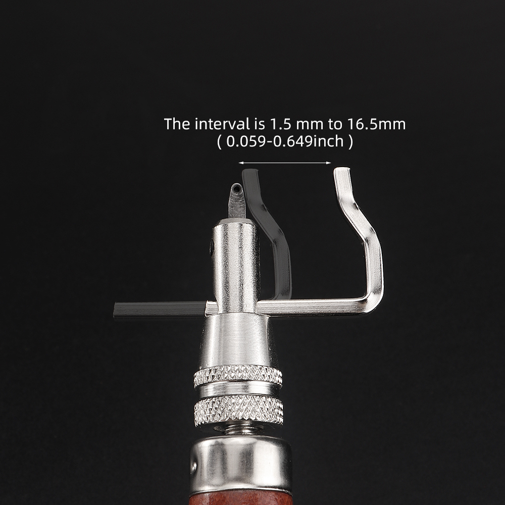 1Set Adjustable Leather Stitch - Groover Stitching Tool review and price